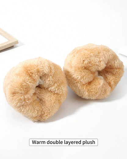 Warm Gloves Velvet Padded Arctic Velvet Winter Touch Screen Knitted Gloves