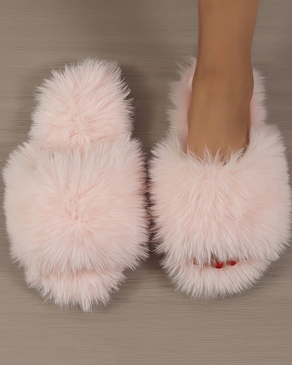 Women'S Plush Slippers for All Seasons