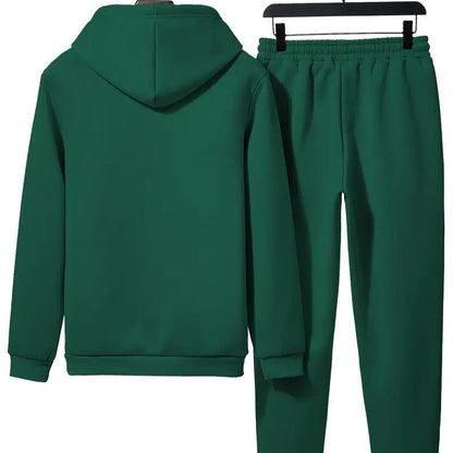 KZZ Casual hoodie and sweatpants set - fleece lining