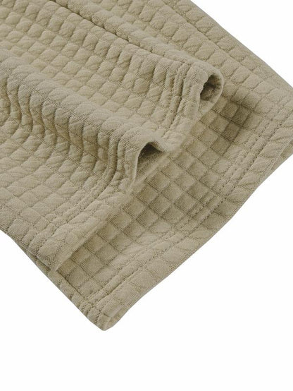 KZZ Men's Drawstring Up Hoodie & Joggers French Terry Set