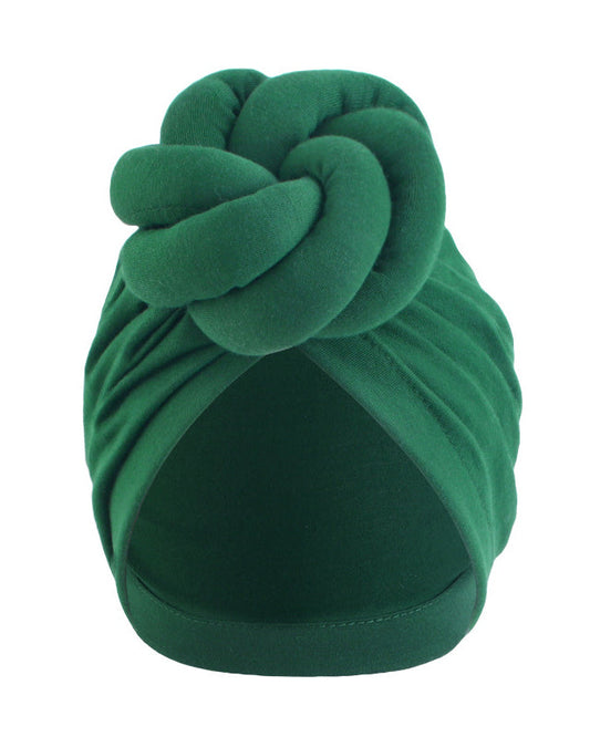 Cotton Three-Dimensional Twisted Ball Headscarf Hat