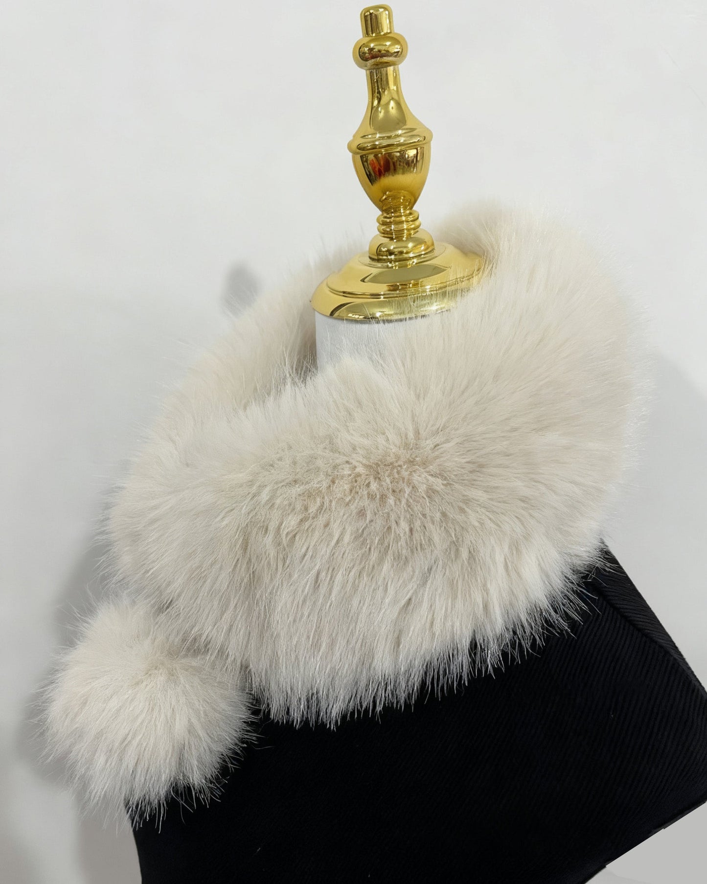 Faux Fox Fur Thickened Scarf