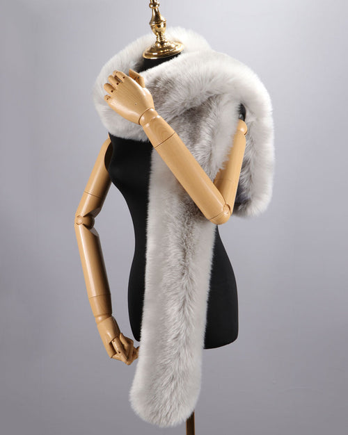 High Quality Fox Fur Extended Warm Scarf