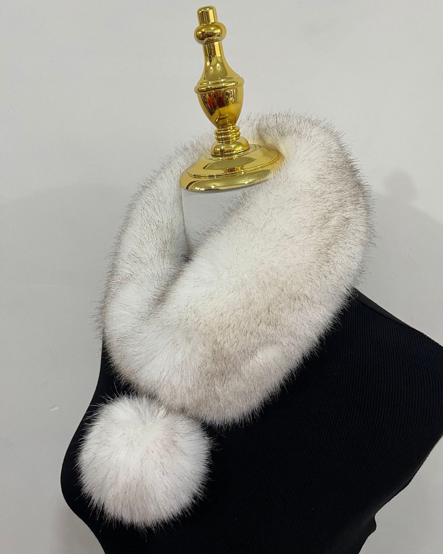 Faux Fox Fur Thickened Scarf