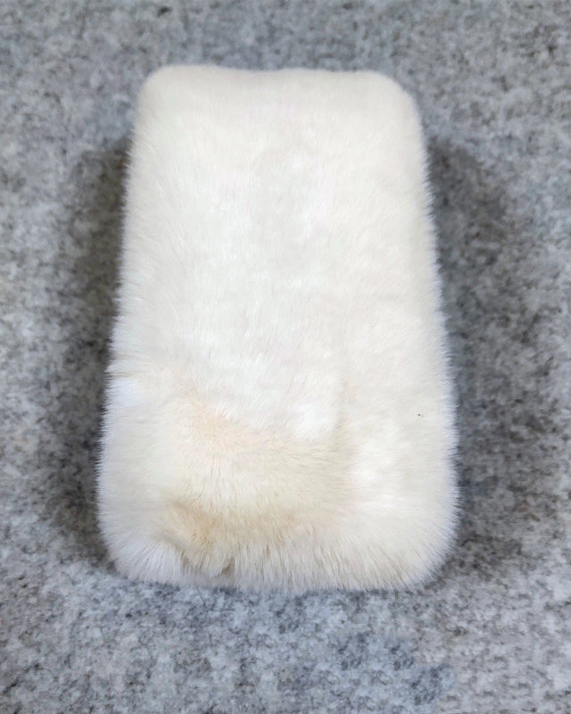 Imitation Rex Rabbit Fur Scarf Women's Winter Double-sided Plush Thickened Warm New Cross Neck Wool Collar Shawl