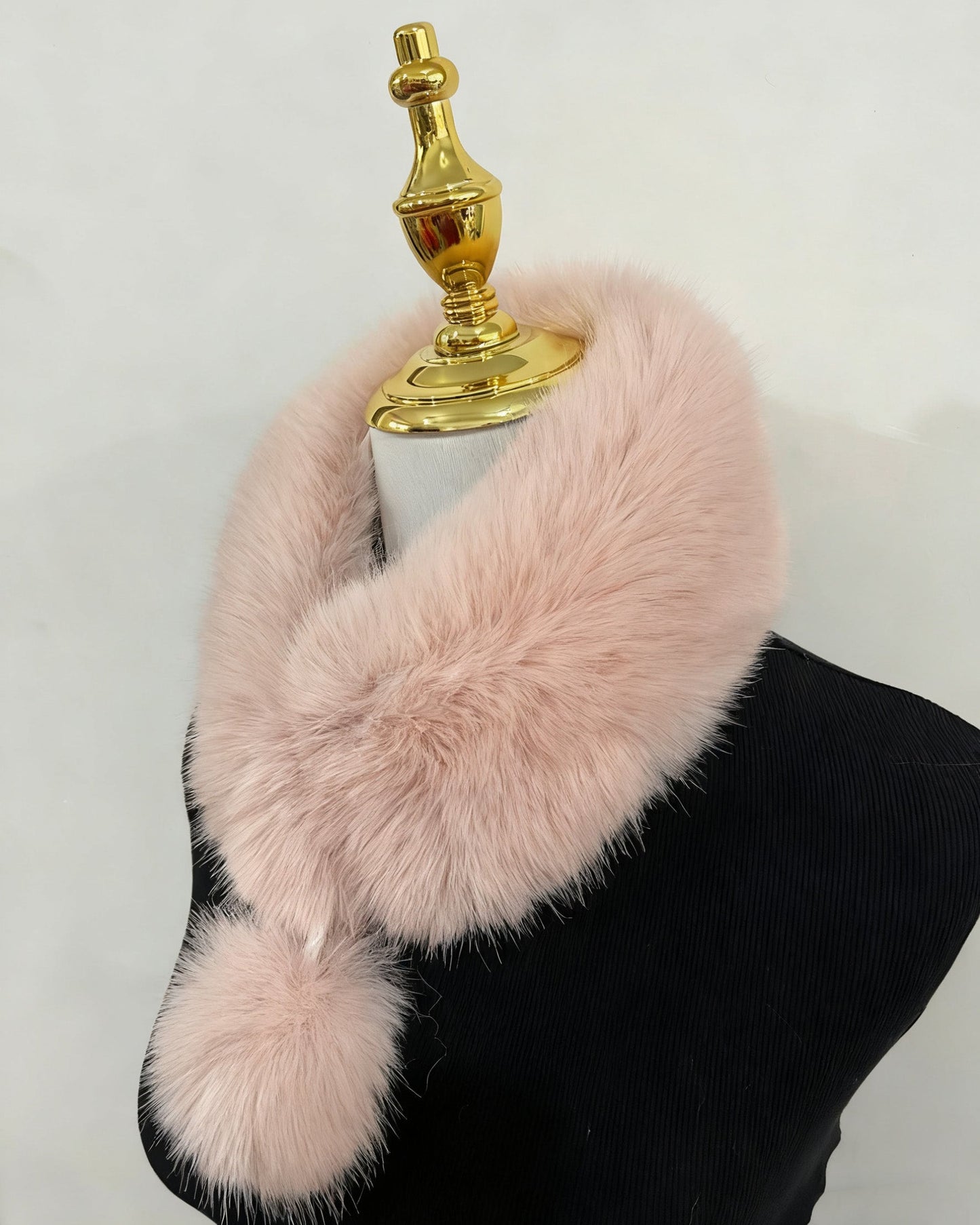 Faux Fox Fur Thickened Scarf