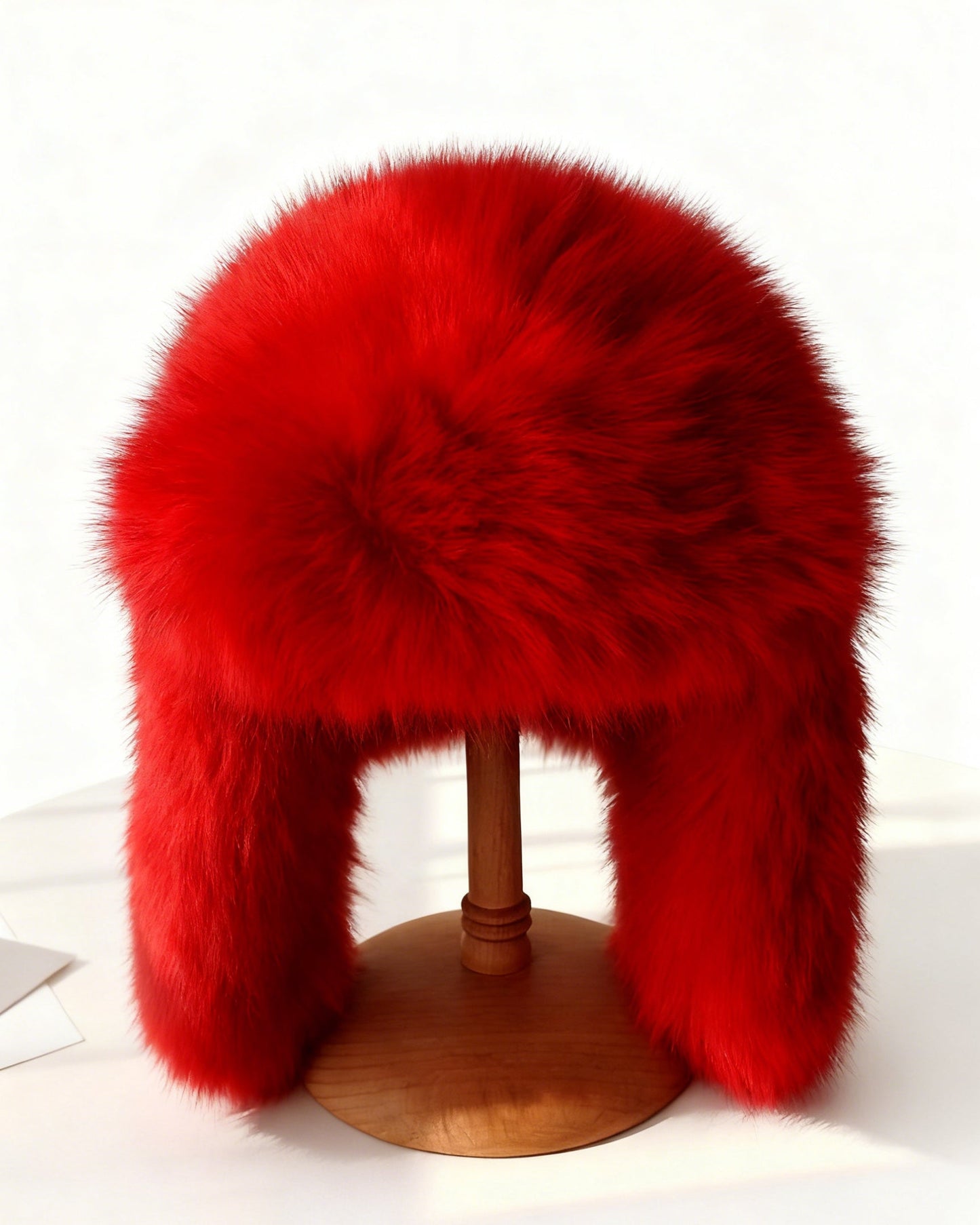 Women's Plush Hat Thickened Imitation Fox Fur Earmuffs