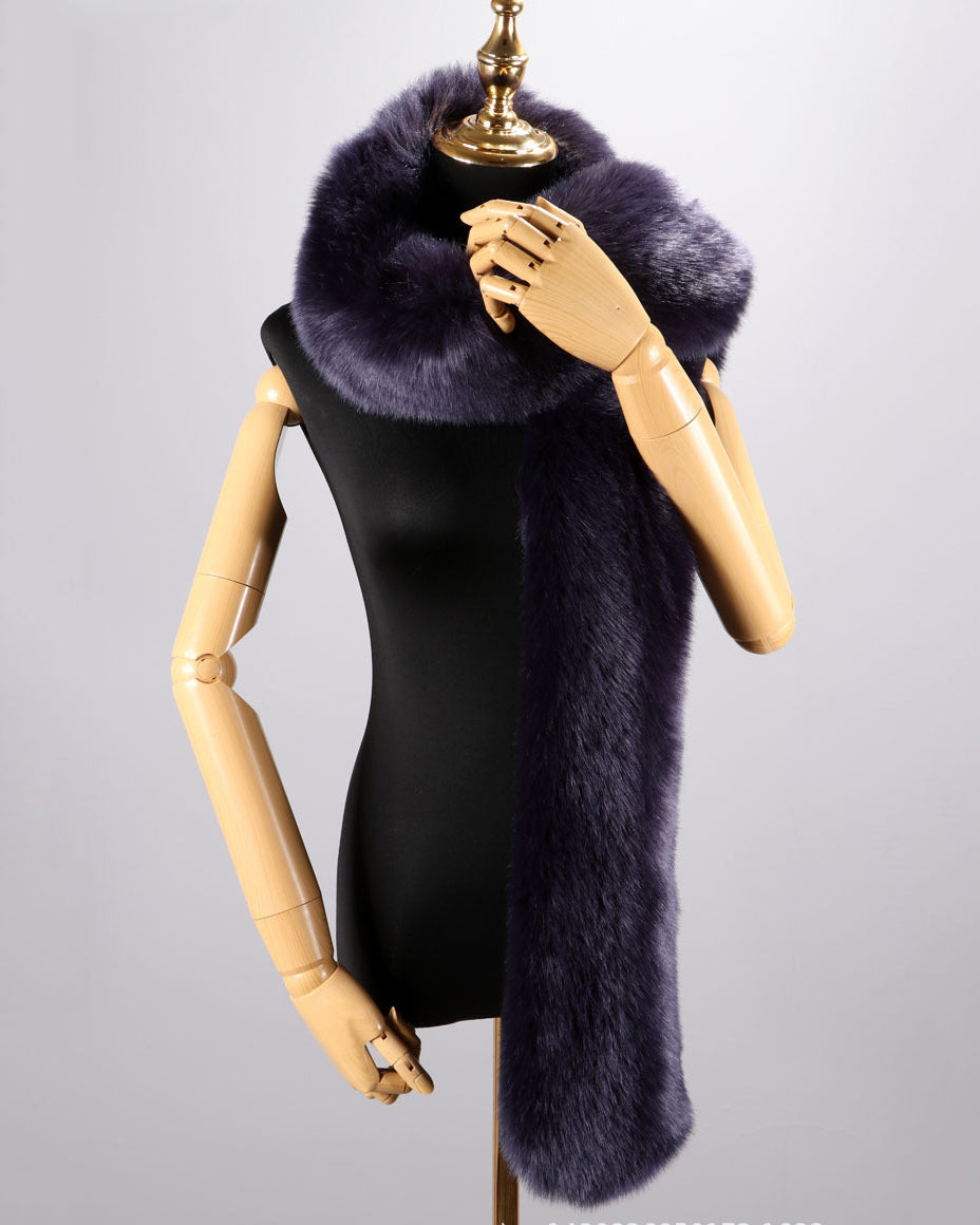 High Quality Fox Fur Extended Warm Scarf