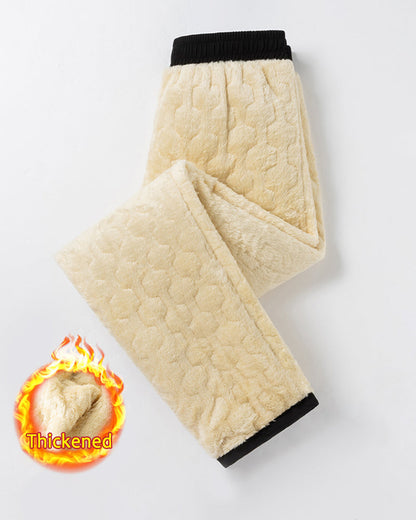 Big & Tall Men's Lamb Velvet Large Size Thickened Waterproof Windproof Pants M-6XL