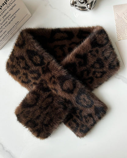 Thermal Thickened Mink Fur Scarf