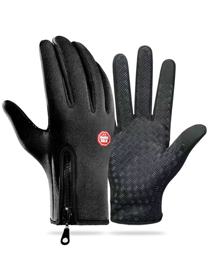 Sports Skiing & Hiking Waterproof Windproof Fleece-Lined Warm Gloves
