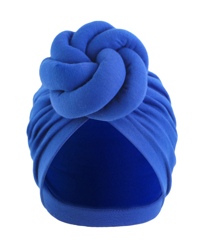 Cotton Three-Dimensional Twisted Ball Headscarf Hat