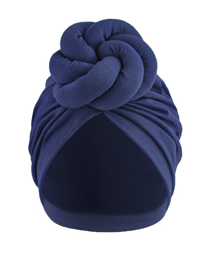 Cotton Three-Dimensional Twisted Ball Headscarf Hat
