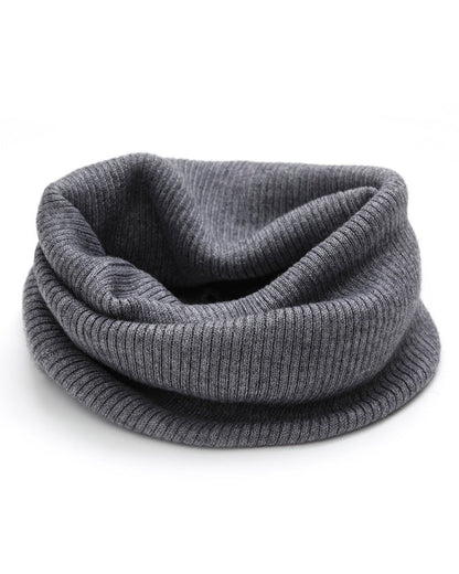 Cashmere Knit Neck-Warming Scarf
