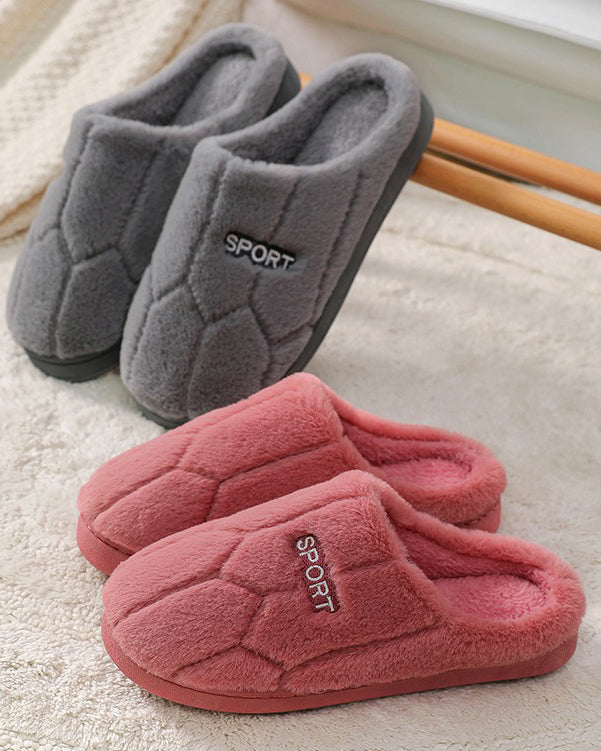 Indoor Home Thermal Non-Slip Thick-Soled Slippers