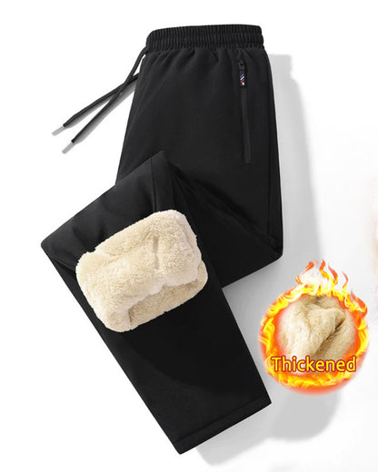 Big & Tall Men's Lamb Velvet Large Size Thickened Waterproof Windproof Pants M-6XL