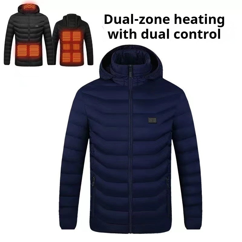 Electric Heated Cotton Jacket, Multiple Colors, Limited Time Offer