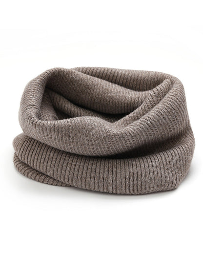 Cashmere Knit Neck-Warming Scarf