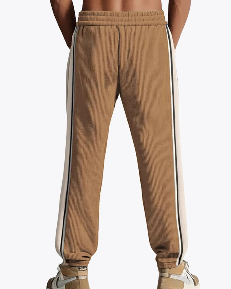 🔥50% Off Exclusive✨Big & Tall Men's Simple Strip Corduroy Sports Pants S-3XL