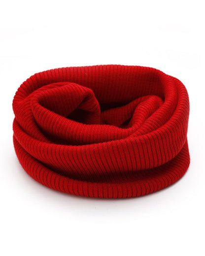 Cashmere Knit Neck-Warming Scarf