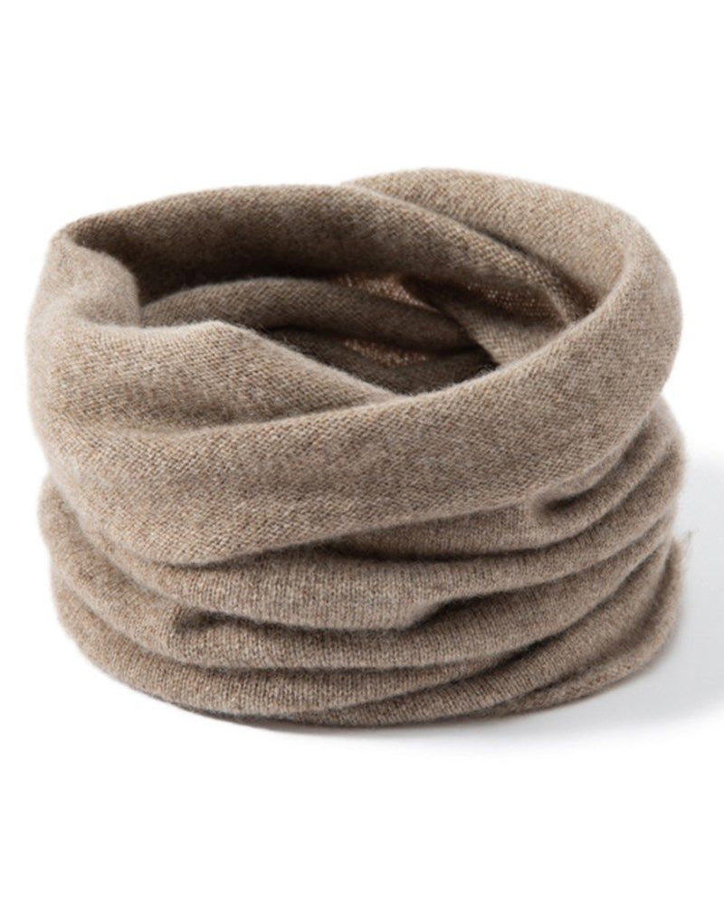 Cashmere Insulated Neck-Warming Slouchy Cowl Scarf