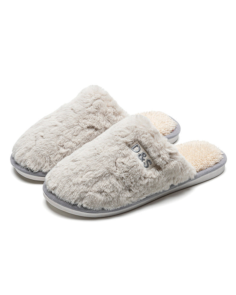 Non-slip Thermal Plushy Slippers
