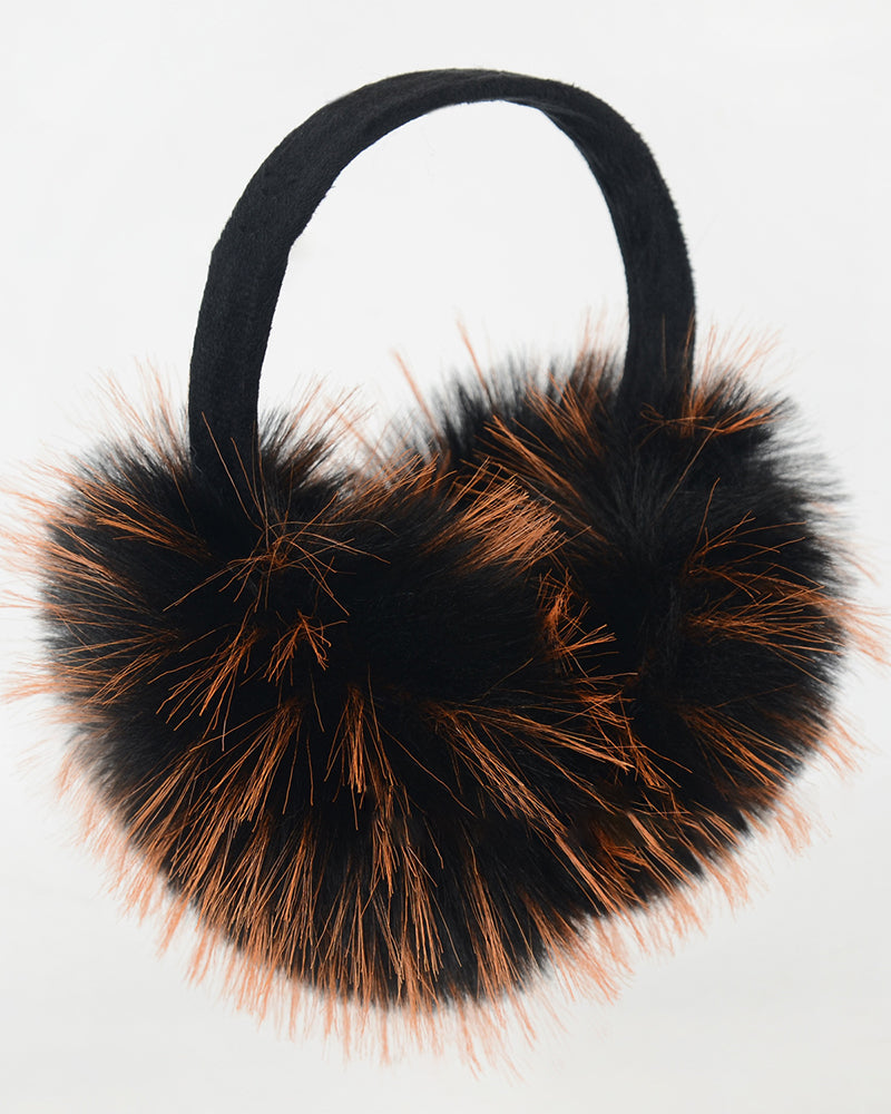Raccoon Fur Windproof Cute Earmuffs
