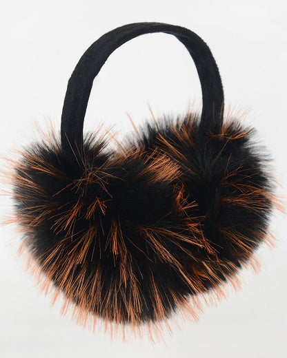 Raccoon Fur Windproof Cute Earmuffs