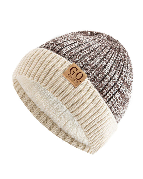 Cozy Fleece-Lined Warm Knit Slouchy Beanie