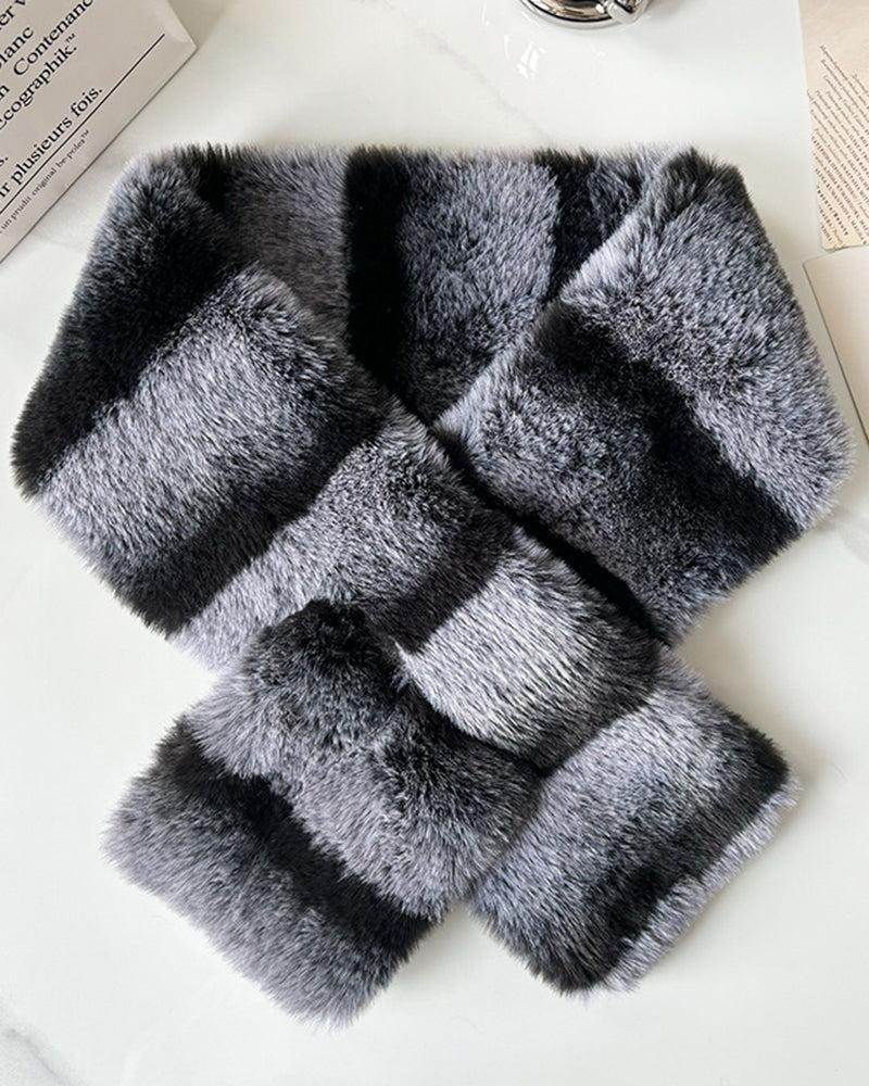 Thermal Thickened Mink Fur Scarf