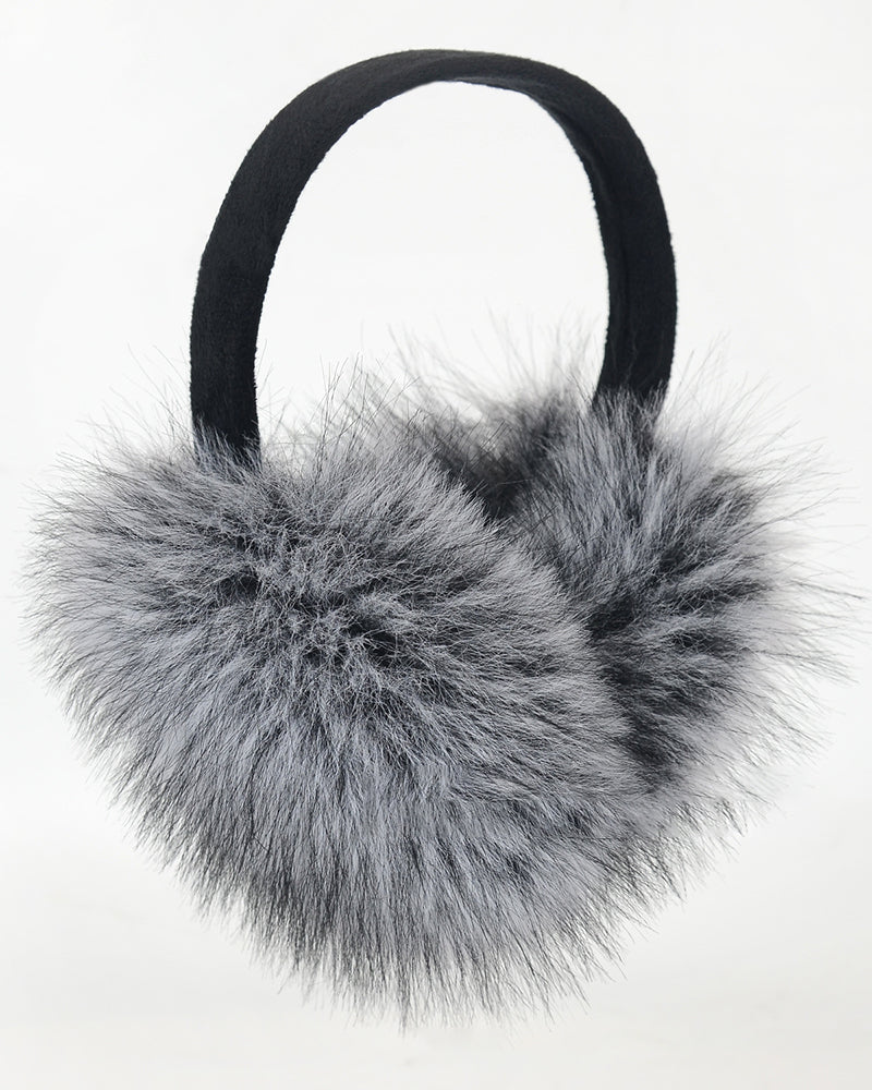 Raccoon Fur Windproof Cute Earmuffs