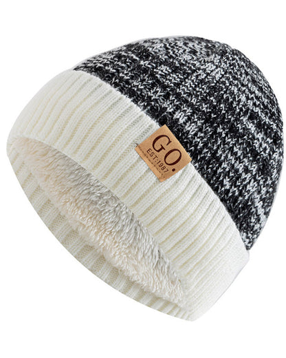 Cozy Fleece-Lined Warm Knit Slouchy Beanie