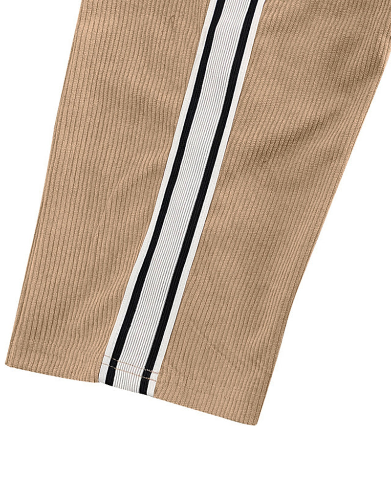 🔥50% Off Exclusive✨Big & Tall Men's Simple Strip Corduroy Sports Pants S-3XL