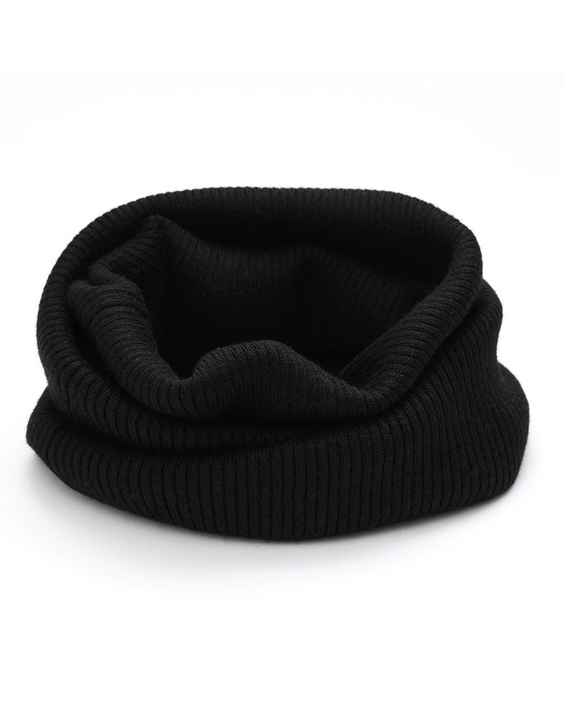 Cashmere Knit Neck-Warming Scarf