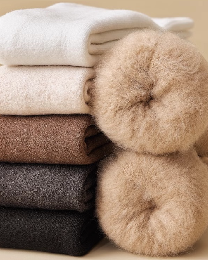 Knee-high Cashmere Socks Stockings