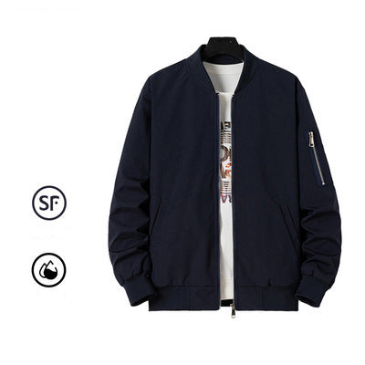 KZZ Men's Bomber Jacket Lightweight Casual Windbreaker