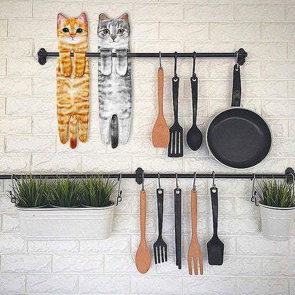 ?LAST DAY SALE 50% OFF✨?Cute Cat Hand Towel?